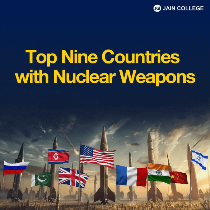 Top Nine Countries With Nuclear Weapons
