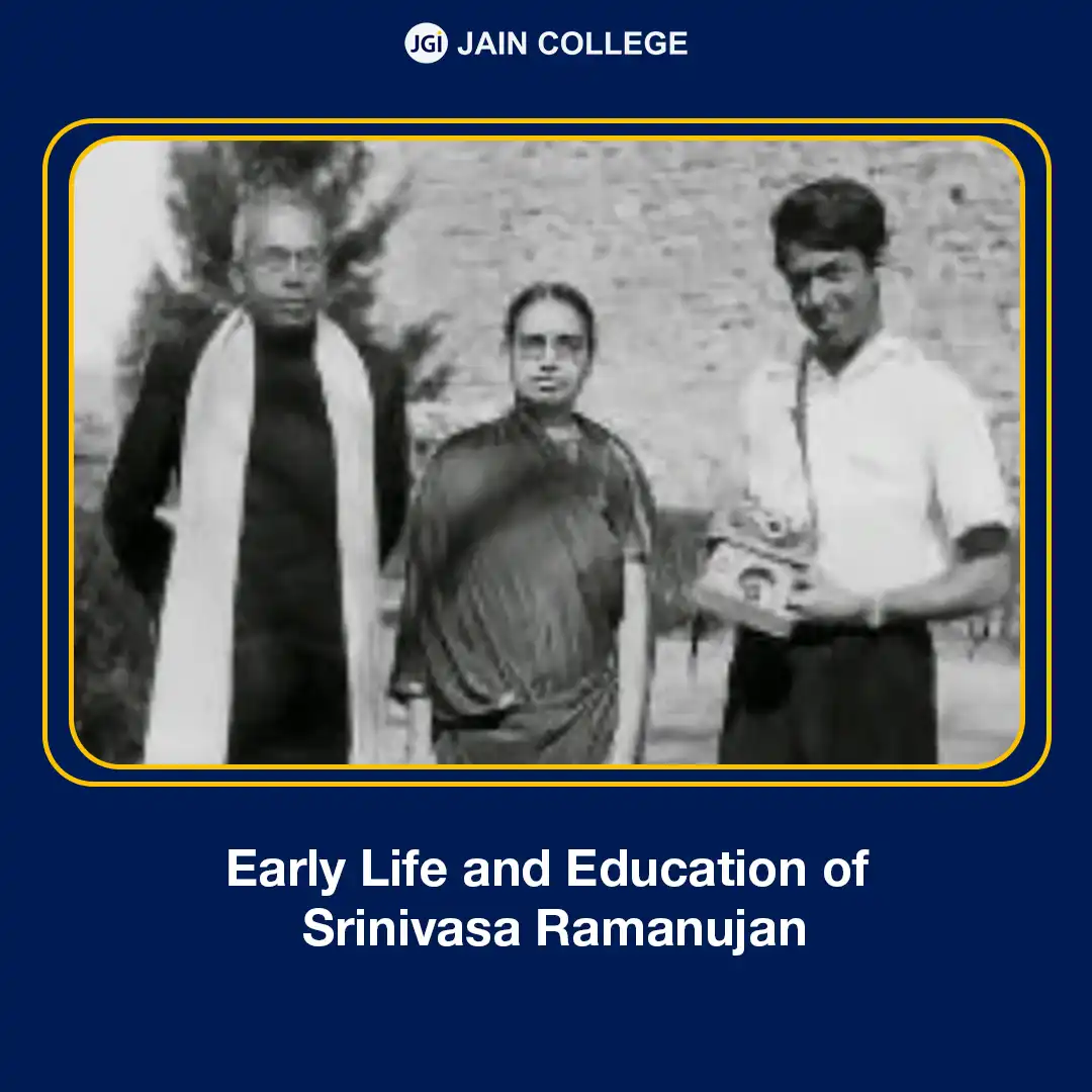 Srinivasa Ramanujan's early life and journey from a young mathematics enthusiast to a renowned mathematician