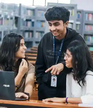 Jain College students engaging in creative arts activities