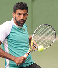 Rohan Bopanna, an Indian professional tennis player from Jain College Alumni